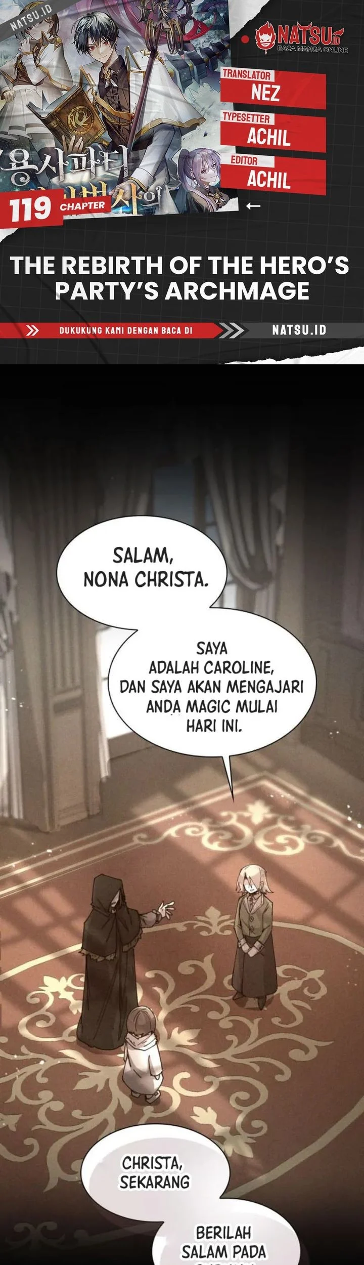 The Rebirth of the Hero’s Party’s Archmage Chapter 119 - halaman 1