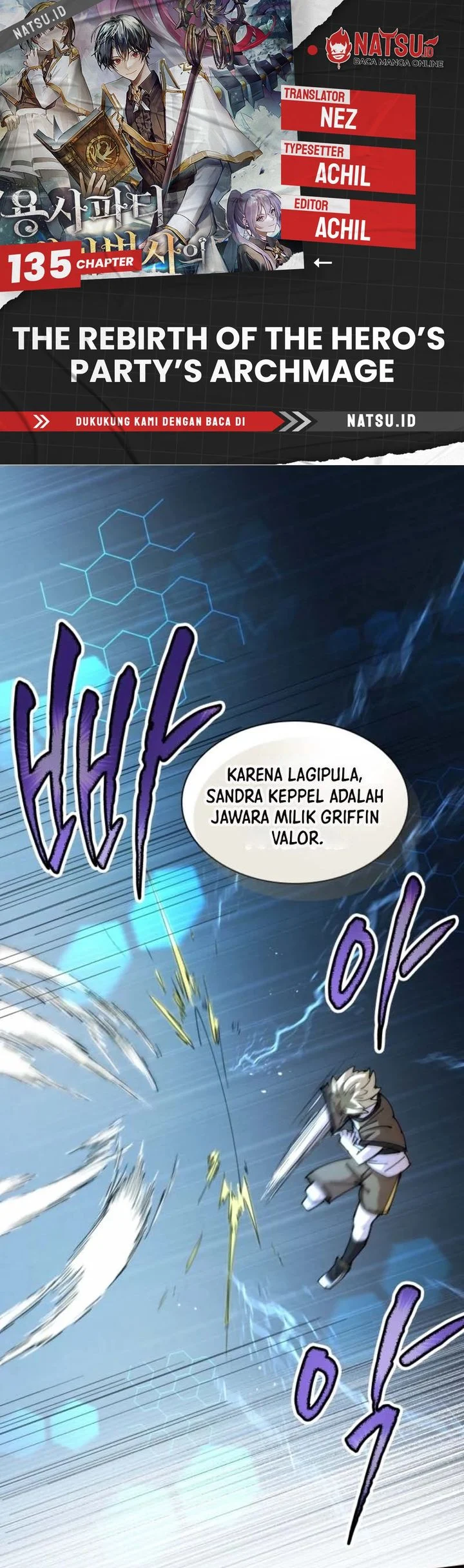 The Rebirth of the Hero’s Party’s Archmage Chapter 135 - halaman 1