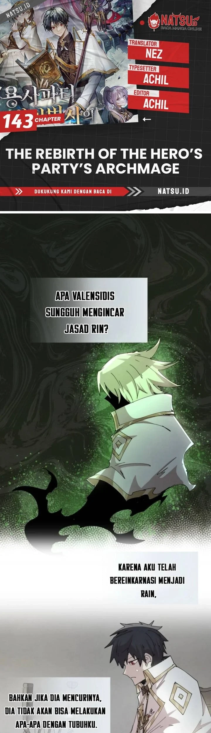 The Rebirth of the Hero’s Party’s Archmage Chapter 143 - halaman 1