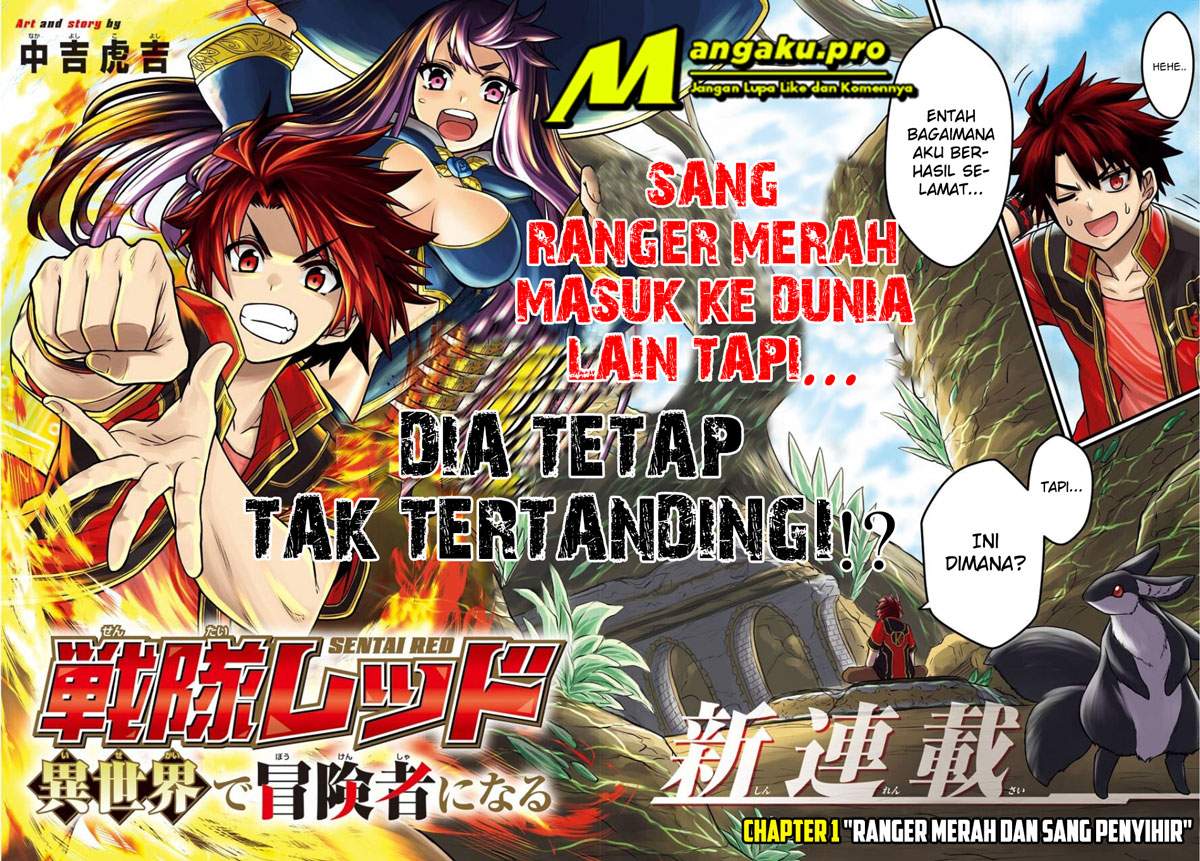 The Red Ranger Becomes an Adventurer in Another World Chapter 1.1 - halaman 5
