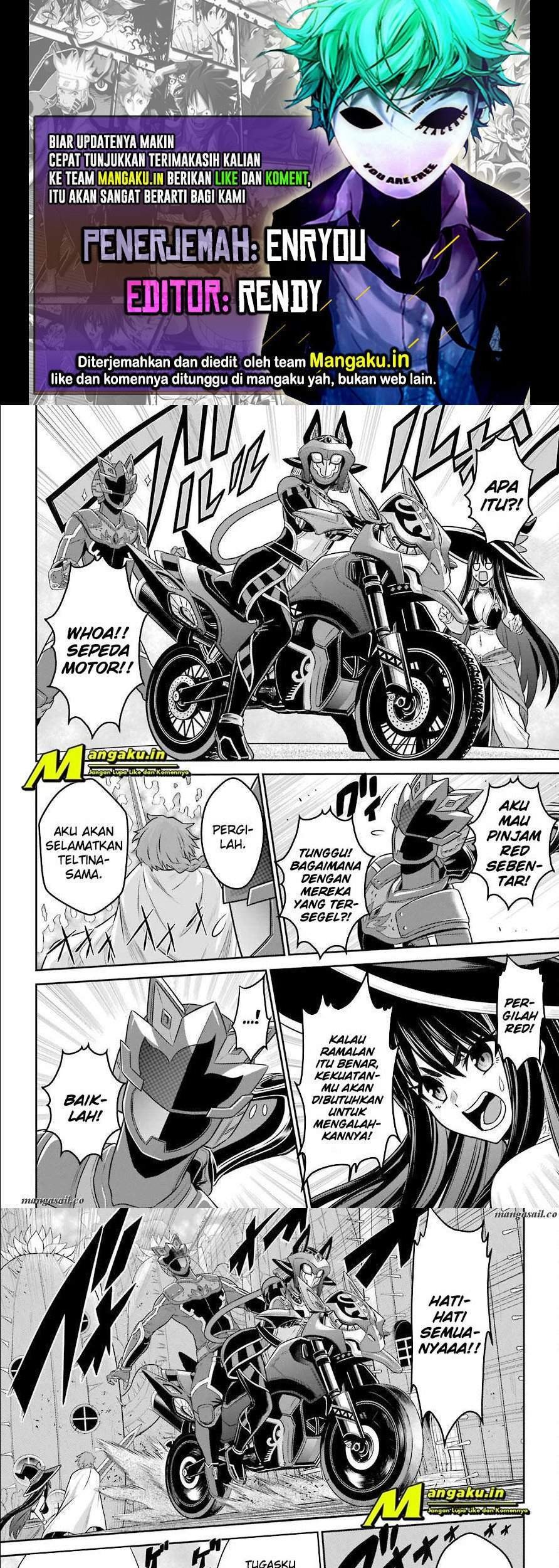 The Red Ranger Becomes an Adventurer in Another World Chapter 10.2 - halaman 1