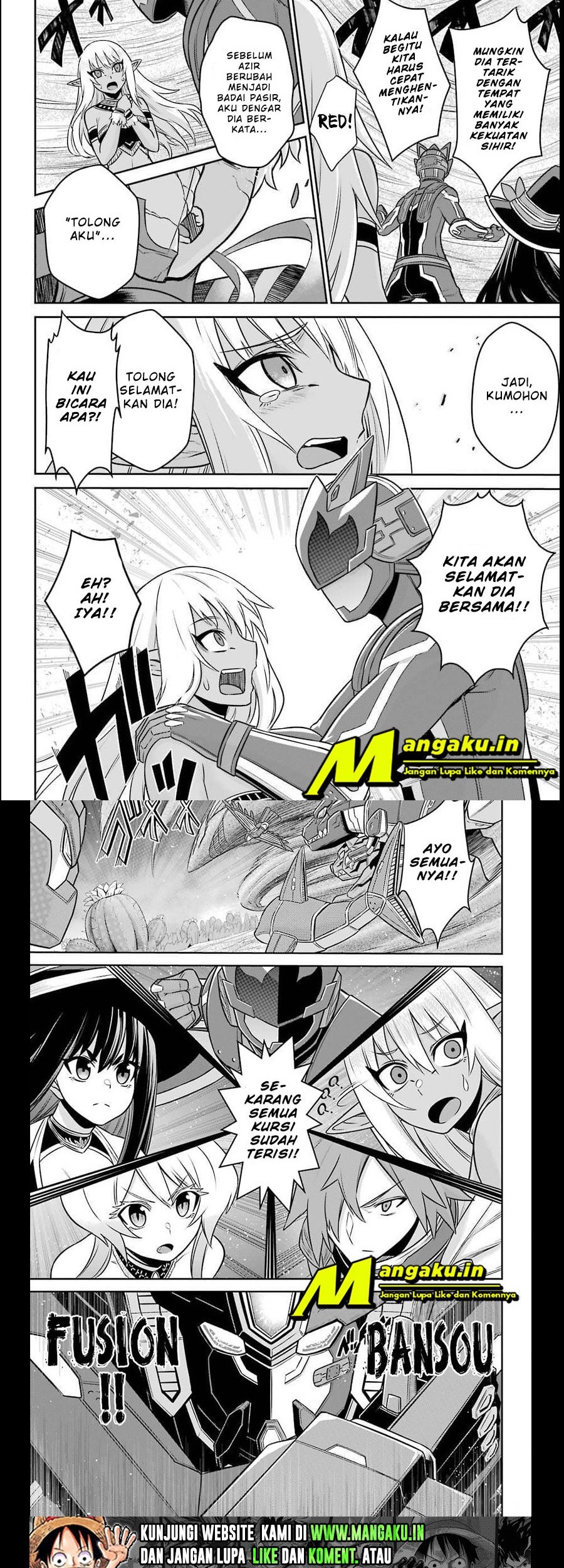 The Red Ranger Becomes an Adventurer in Another World Chapter 12.2 - halaman 11
