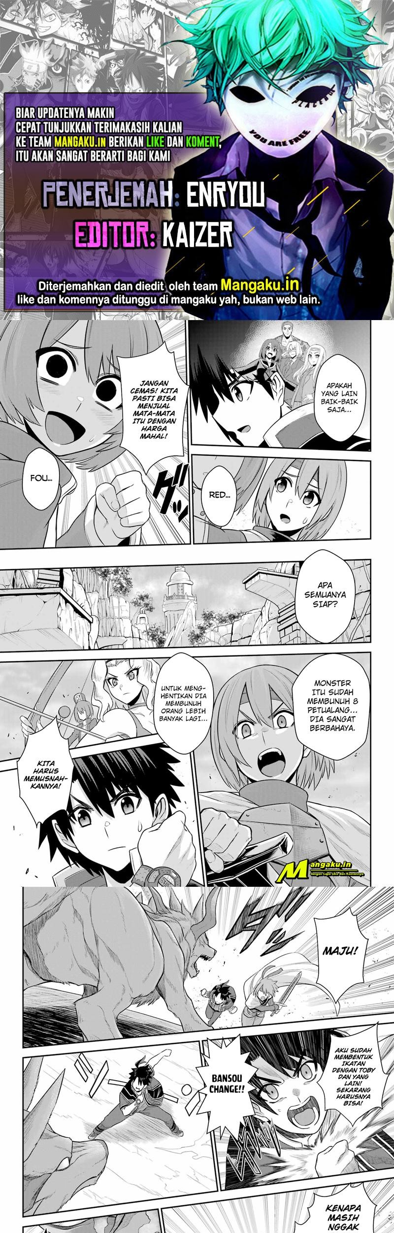 The Red Ranger Becomes an Adventurer in Another World Chapter 17.2 - halaman 1