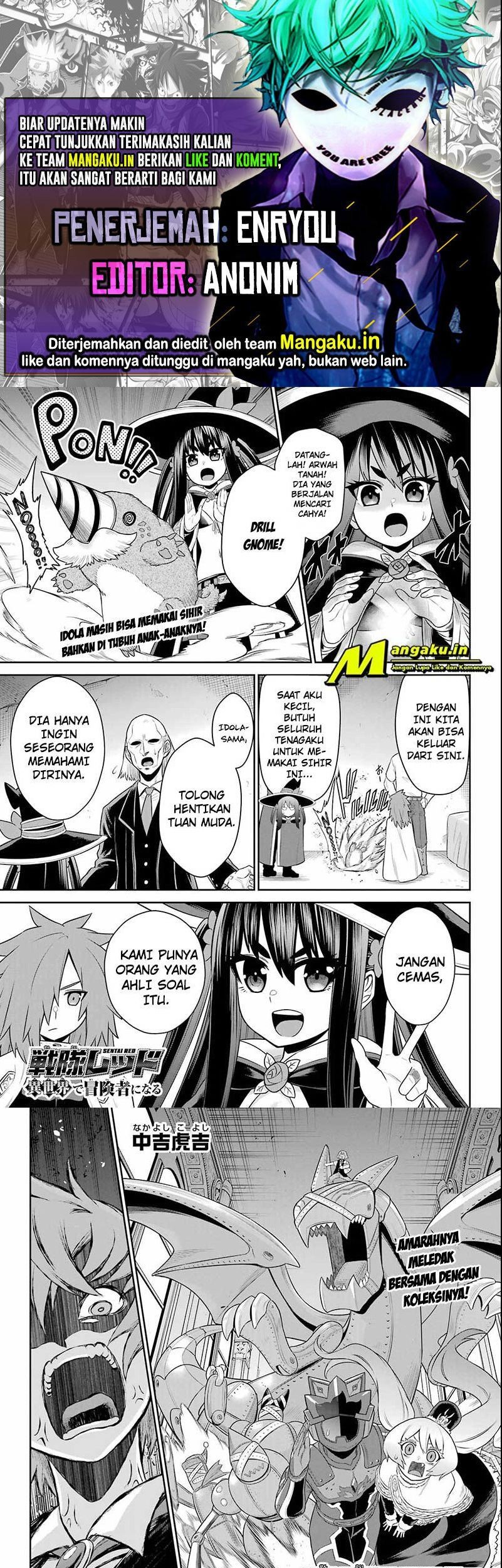 The Red Ranger Becomes an Adventurer in Another World Chapter 20.1 - halaman 1