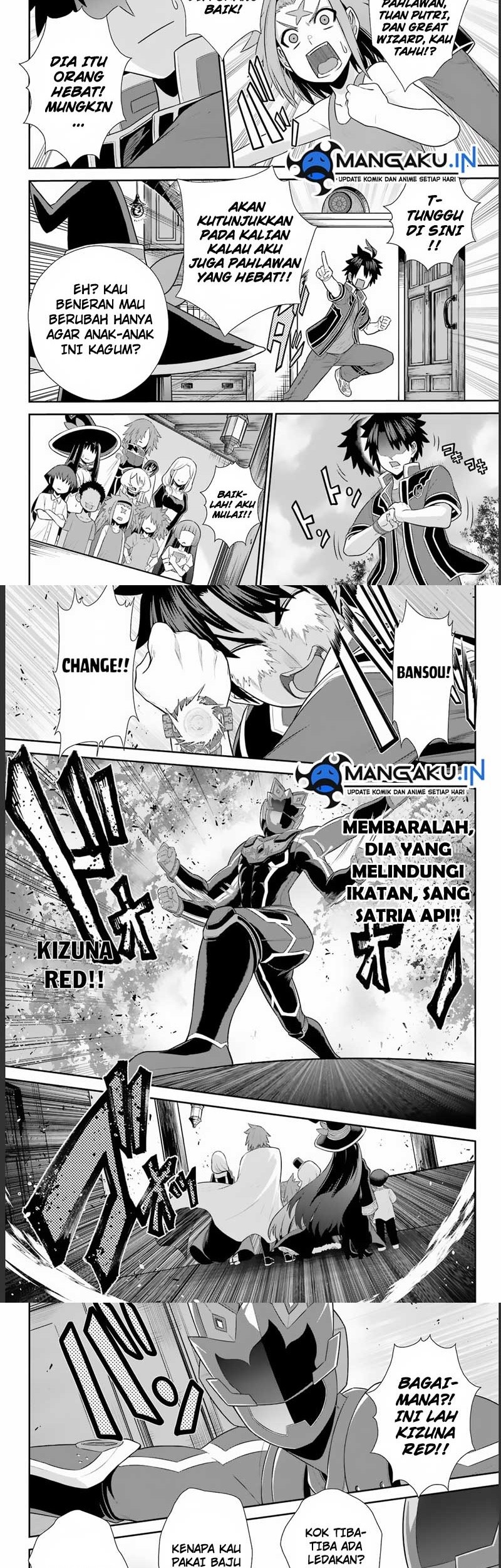 The Red Ranger Becomes an Adventurer in Another World Chapter 22.2 - halaman 7
