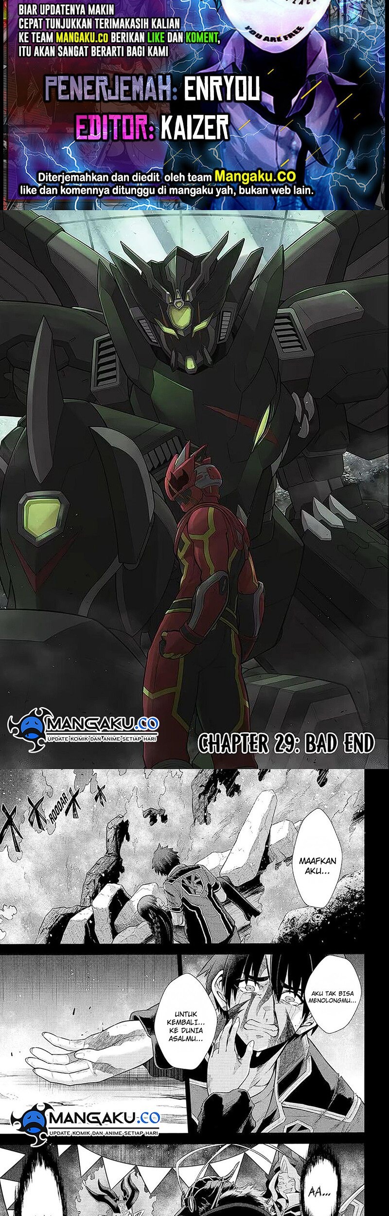 The Red Ranger Becomes an Adventurer in Another World Chapter 29 - halaman 1
