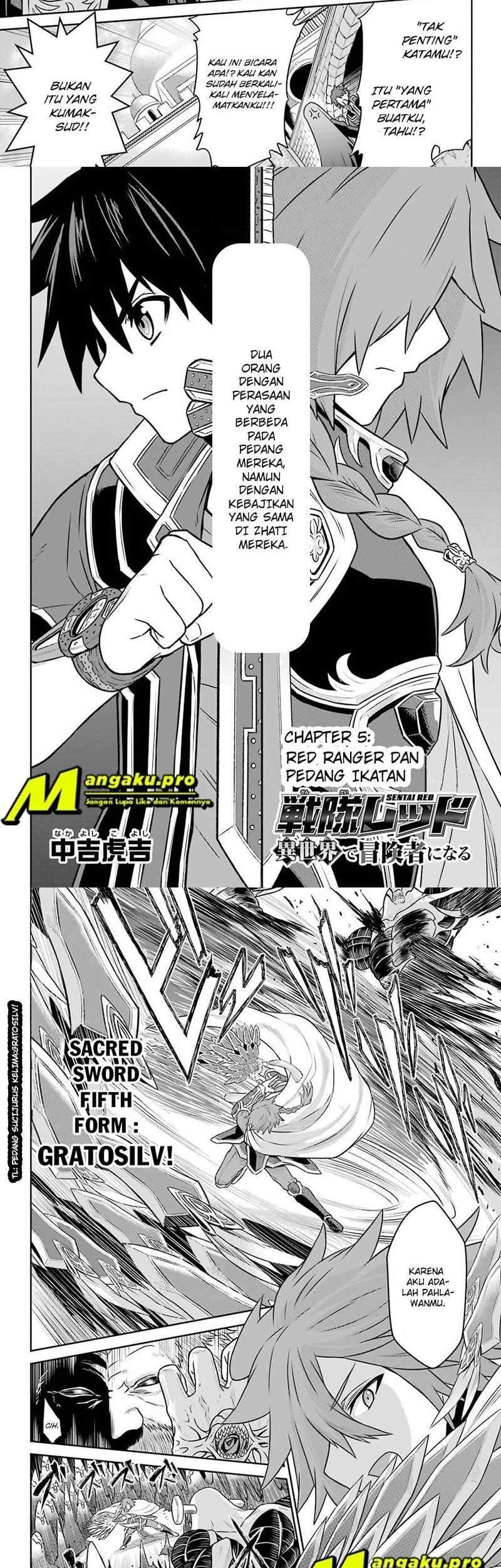 The Red Ranger Becomes an Adventurer in Another World Chapter 5.1 - halaman 3
