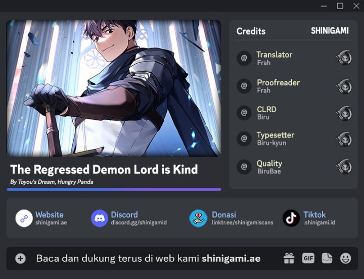 The Regressed Demon Lord Is Kind Chapter 12 - halaman 1
