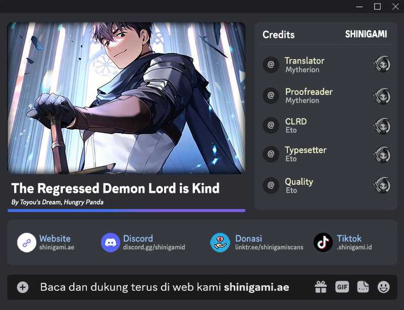 The Regressed Demon Lord Is Kind Chapter 40 - halaman 1