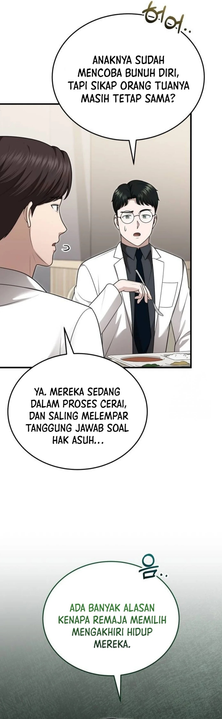 The Regressed Doctor Just Wanted to Live Quietly Chapter 38 - halaman 54
