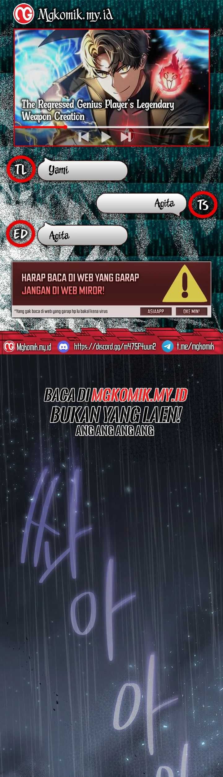 The Regressed Genius Player’s Legendary Weapon Creation Chapter 1 - halaman 1