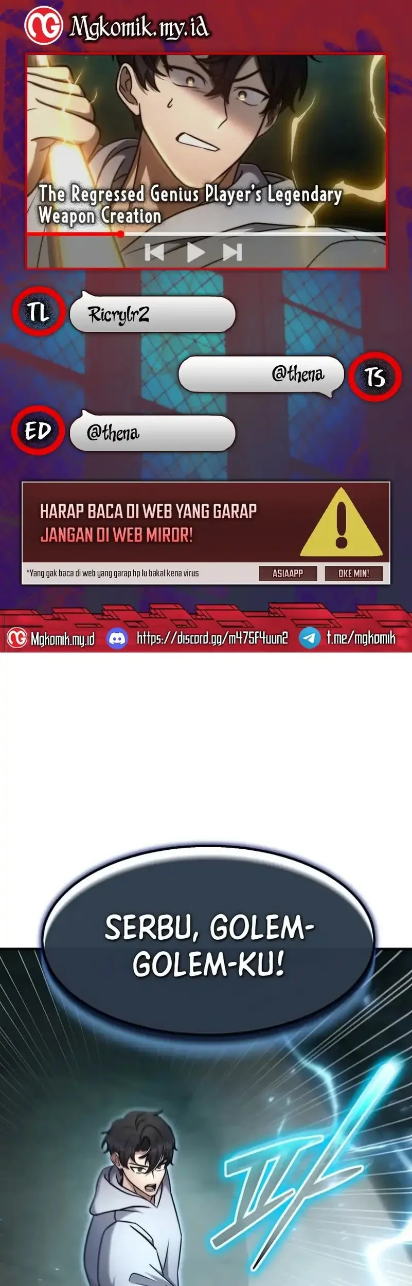 The Regressed Genius Player’s Legendary Weapon Creation Chapter 69 - halaman 1