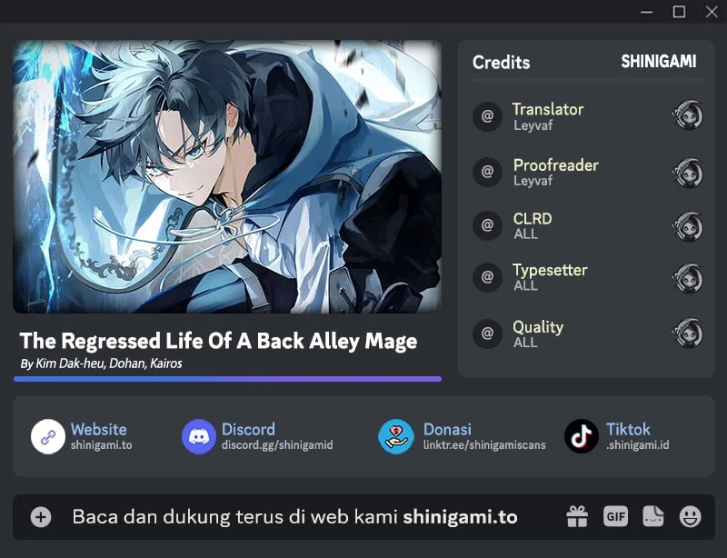 The Regressed Life Of A Back Alley Mage Chapter 21 - halaman 1