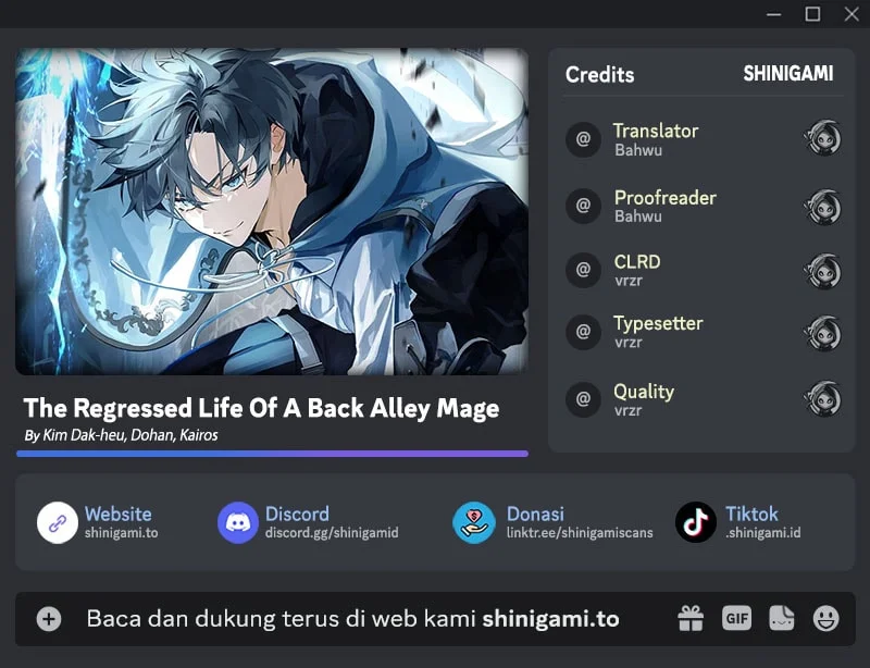 The Regressed Life Of A Back Alley Mage Chapter 26 - halaman 1