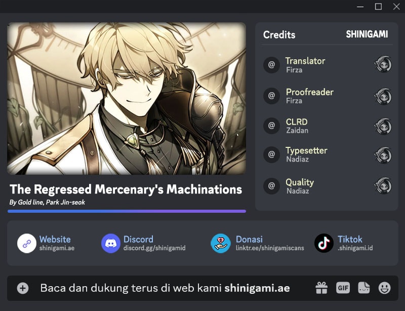 The Regressed Mercenary’s Machinations Chapter 40 - halaman 1