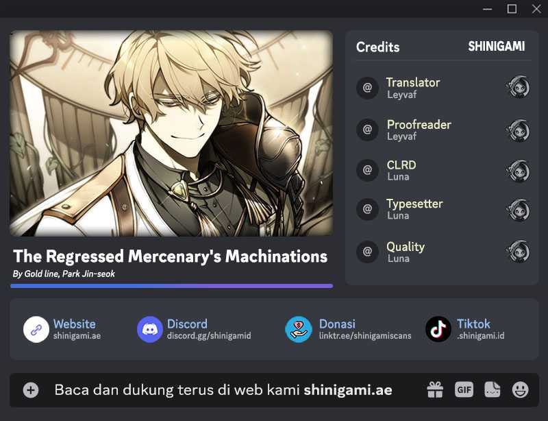 The Regressed Mercenary’s Machinations Chapter 6 - halaman 1