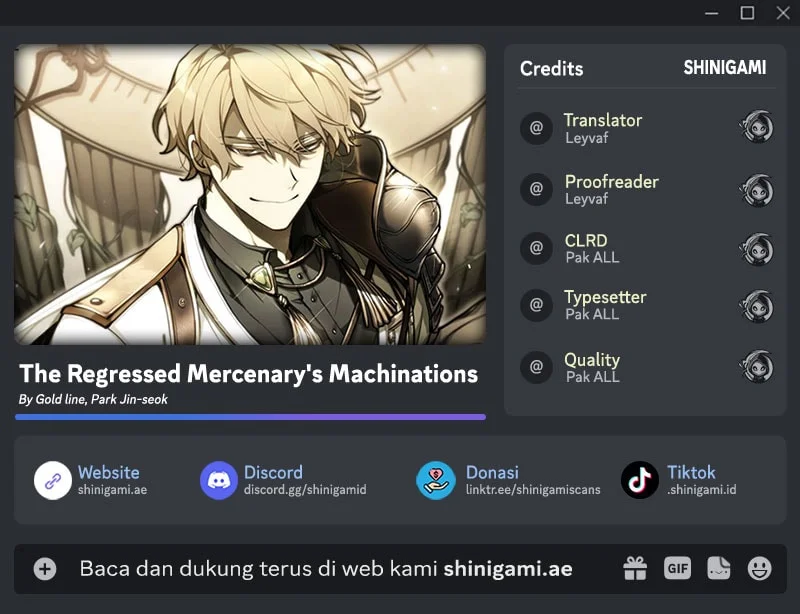 The Regressed Mercenary’s Machinations Chapter 99 - halaman 1