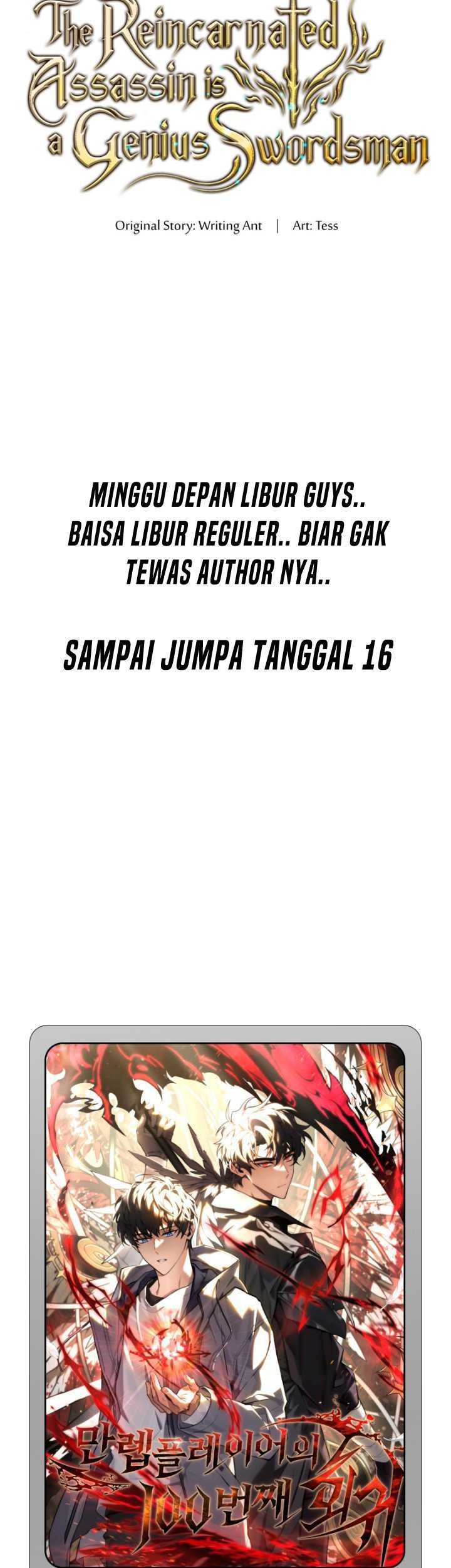 The Reincarnated Assassin is a Genius Swordsman Chapter 26 - halaman 74
