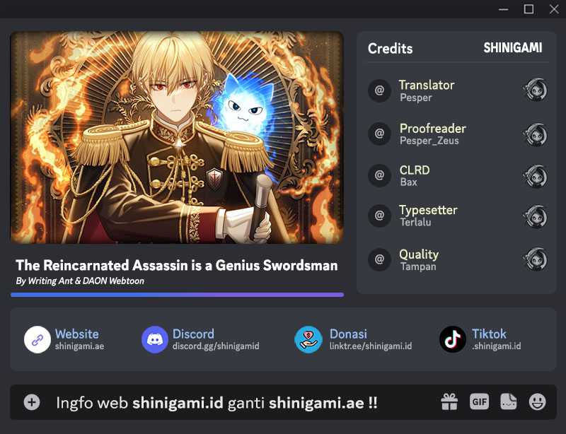 The Reincarnated Assassin is a Genius Swordsman Chapter 32 - halaman 1