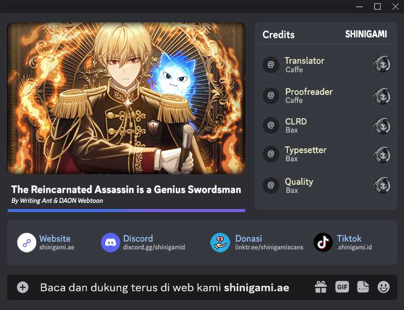 The Reincarnated Assassin is a Genius Swordsman Chapter 36 - halaman 1