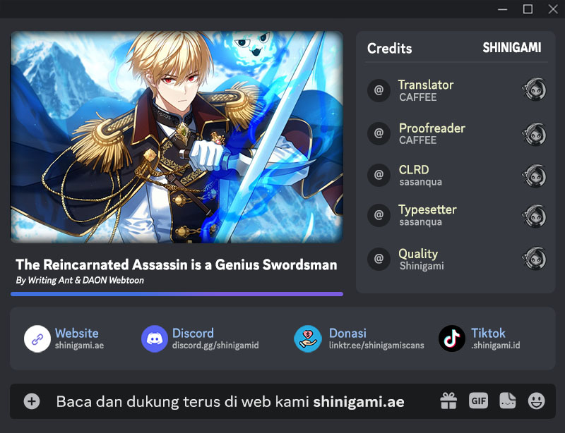 The Reincarnated Assassin is a Genius Swordsman Chapter 38 - halaman 1