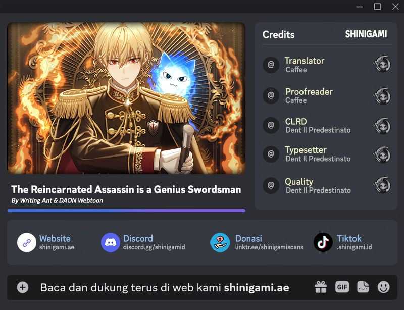 The Reincarnated Assassin is a Genius Swordsman Chapter 45 - halaman 1