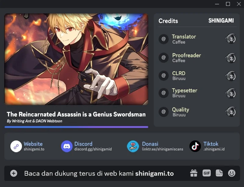 The Reincarnated Assassin is a Genius Swordsman Chapter 81 - halaman 1