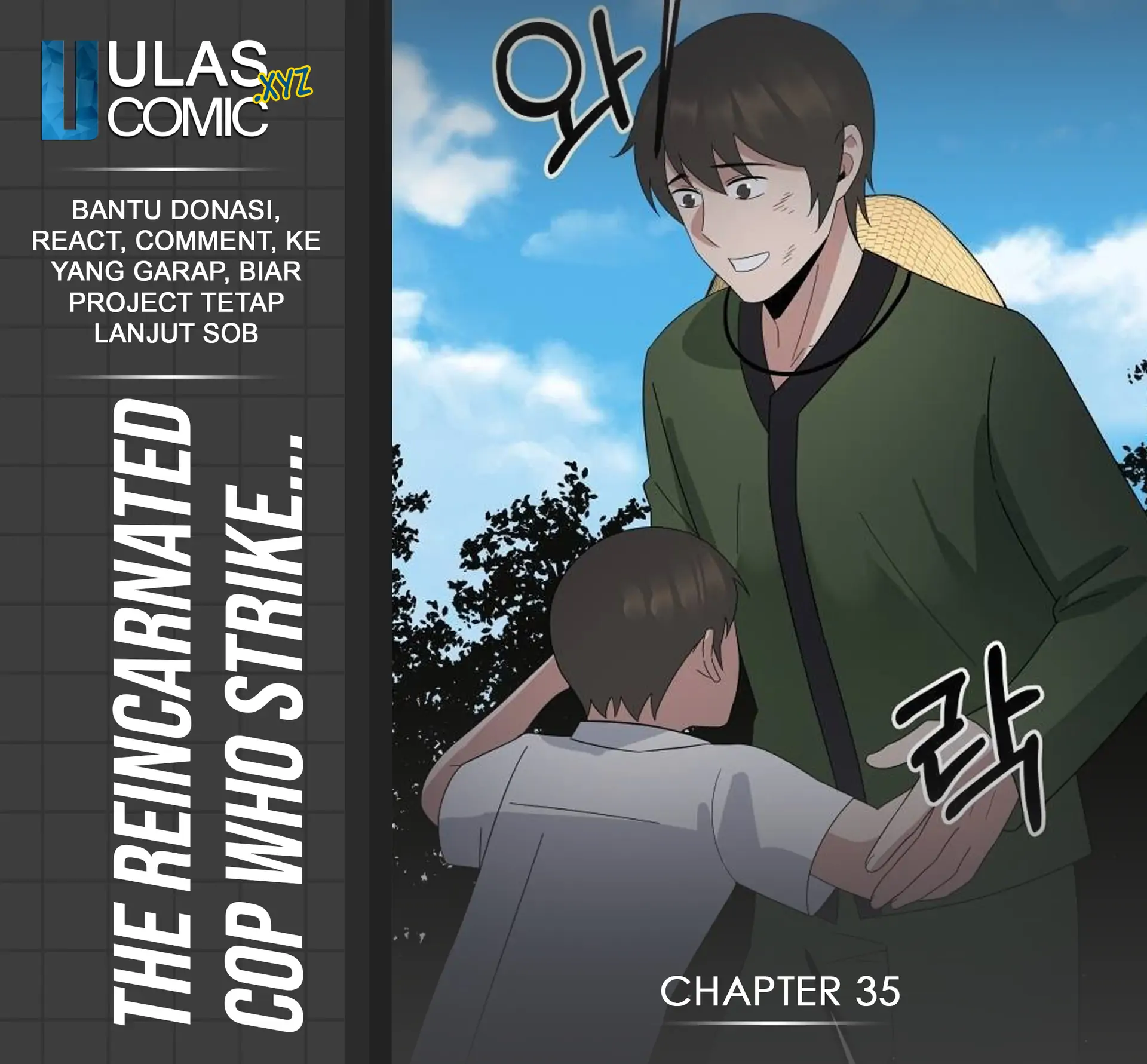 The Reincarnated Cop Who Strikes With Wealth Chapter 35 - halaman 1
