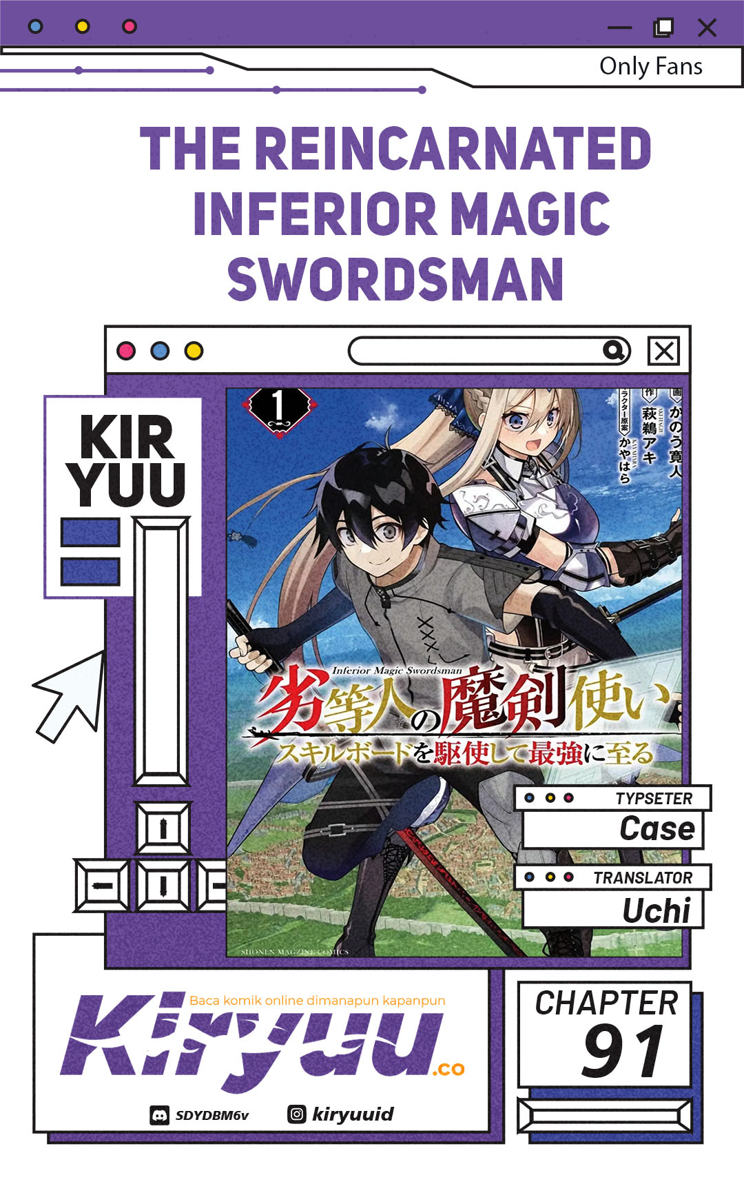 The Reincarnated Inferior Magic Swordsman Chapter 91 - halaman 1