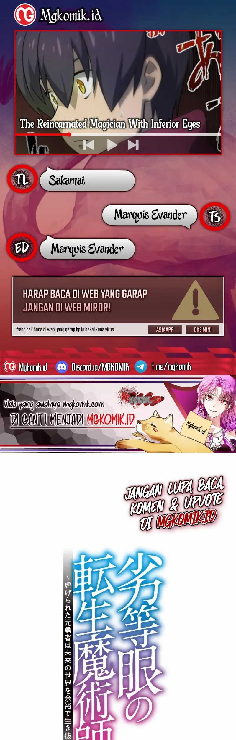 The Reincarnated Magician With Inferior Eyes ~The Oppressed Ex-hero Survives the Future World With Ease~ Chapter 6 - halaman 1