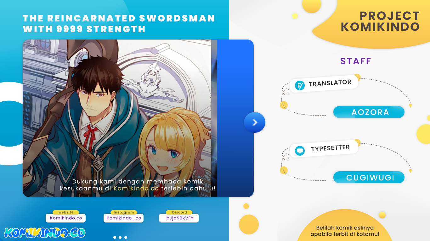 The Reincarnated Swordsman With 9999 Strength Wants to Become a Magician! Chapter 13 - halaman 1