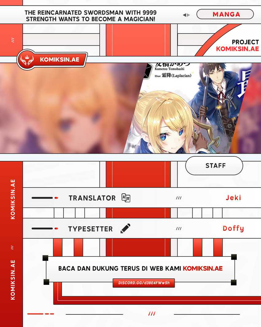 The Reincarnated Swordsman With 9999 Strength Wants to Become a Magician! Chapter 29 - halaman 1