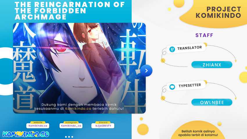The Reincarnation of the Forbidden Archmage Chapter 73 - halaman 1