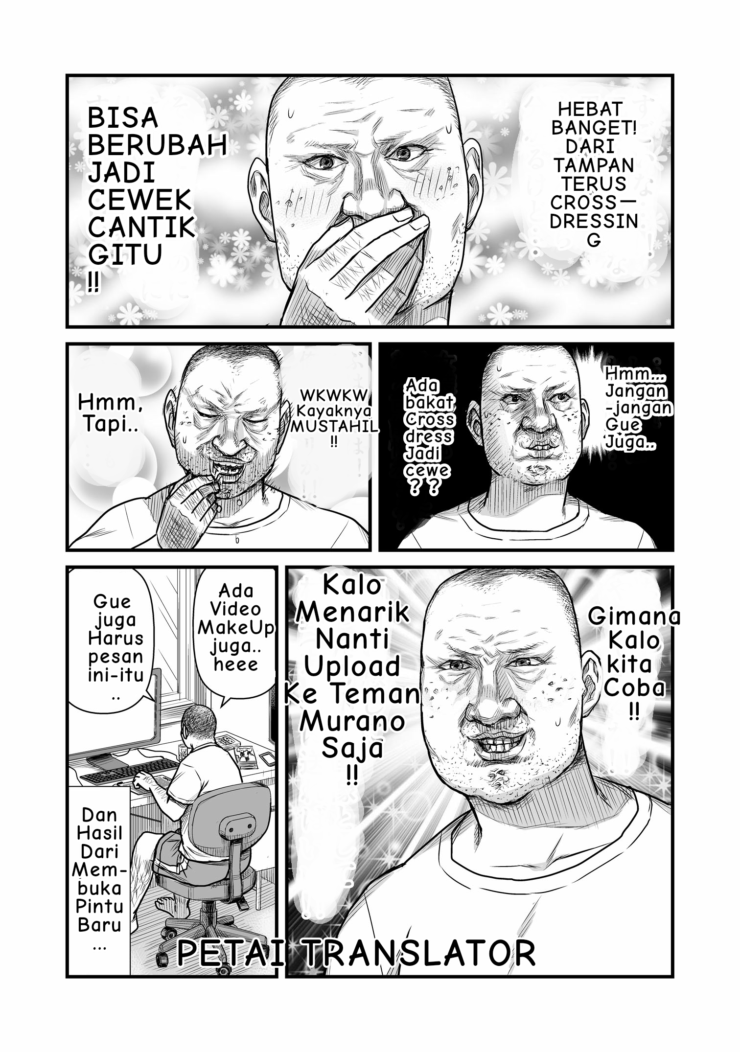 The result of unattractive men having interest in Crossdressing Chapter 1 - halaman 3