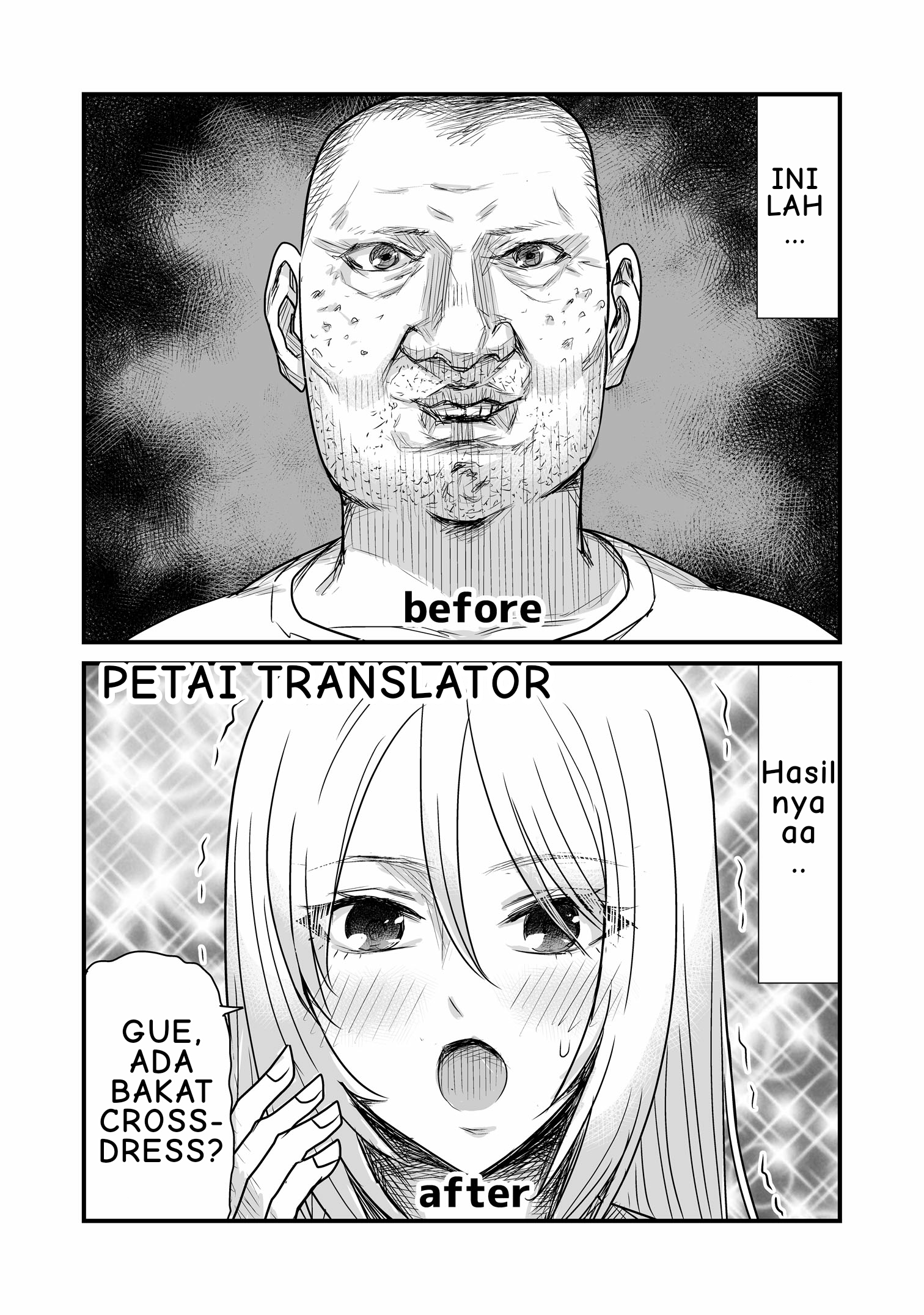 The result of unattractive men having interest in Crossdressing Chapter 1 - halaman 4