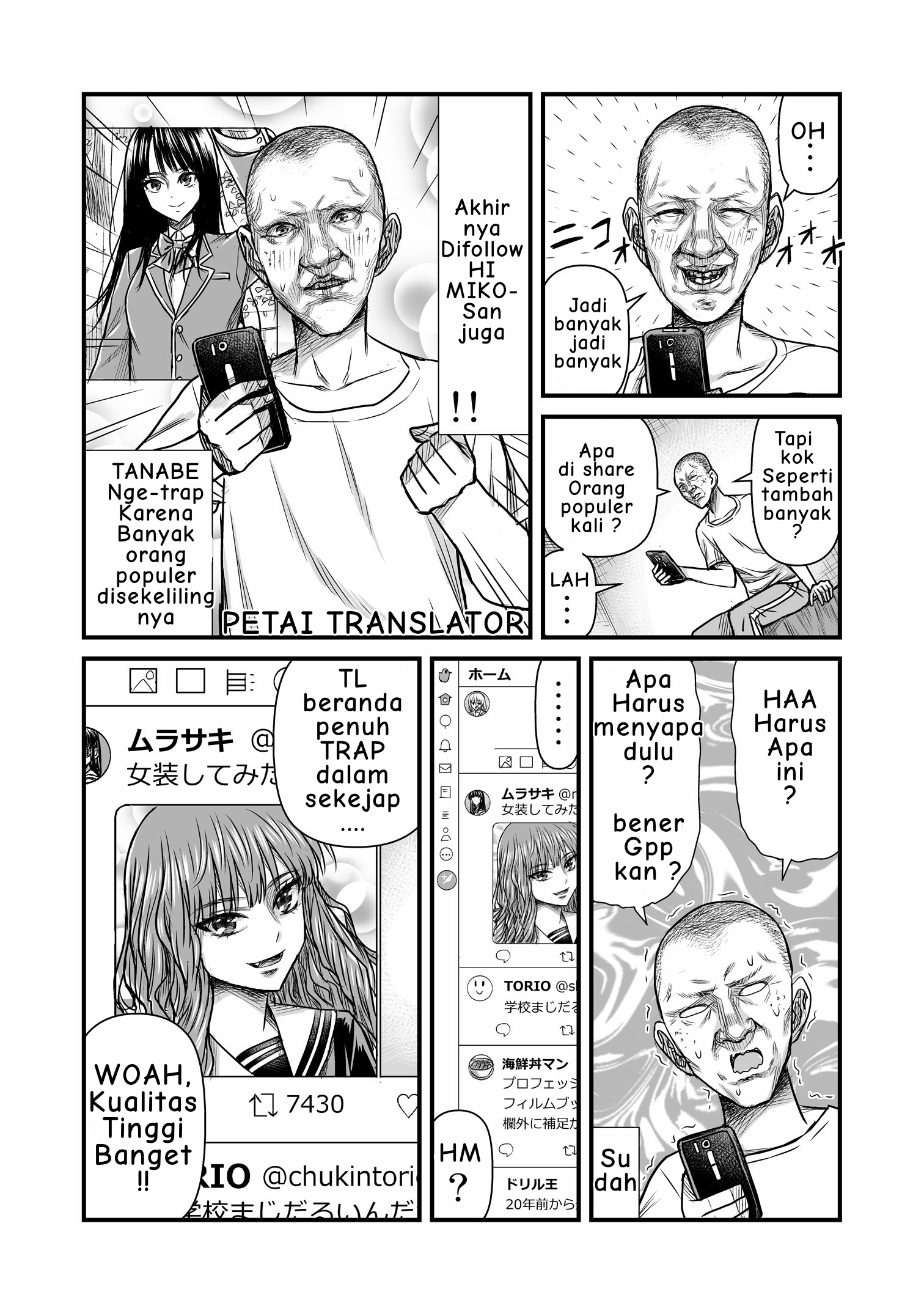The result of unattractive men having interest in Crossdressing Chapter 3 - halaman 2