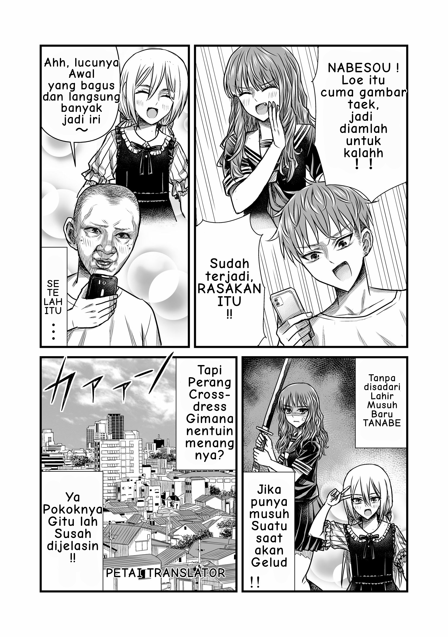 The result of unattractive men having interest in Crossdressing Chapter 3 - halaman 4