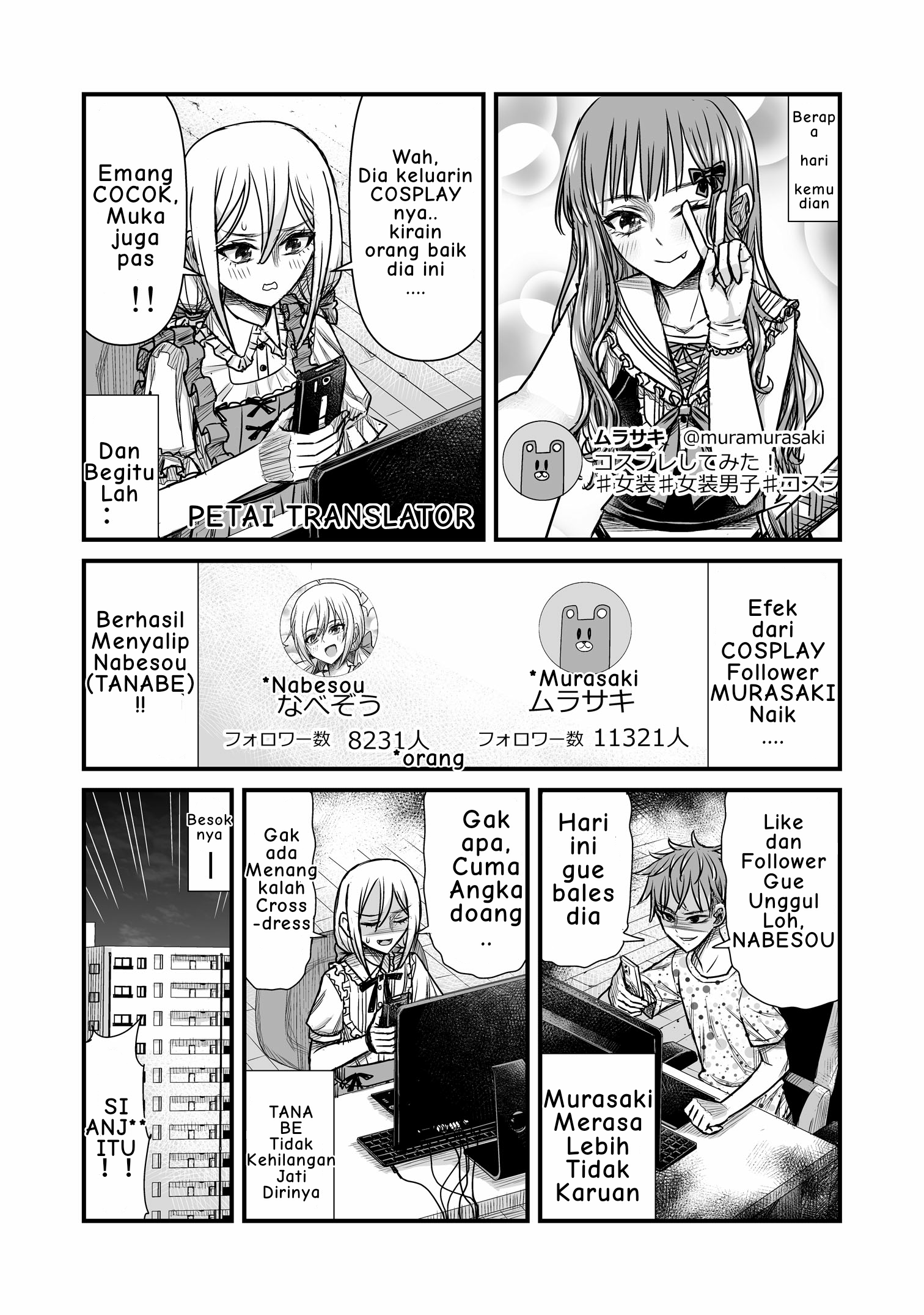 The result of unattractive men having interest in Crossdressing Chapter 3 - halaman 7