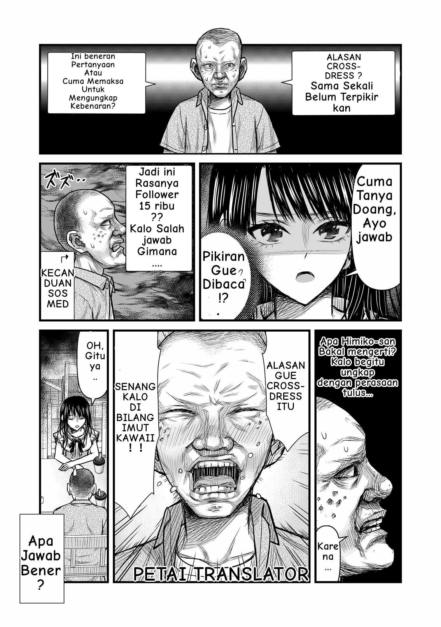 The result of unattractive men having interest in Crossdressing Chapter 4 - halaman 4