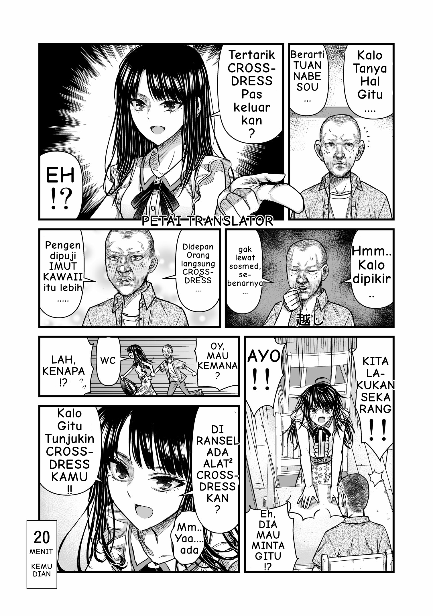 The result of unattractive men having interest in Crossdressing Chapter 5 - halaman 4
