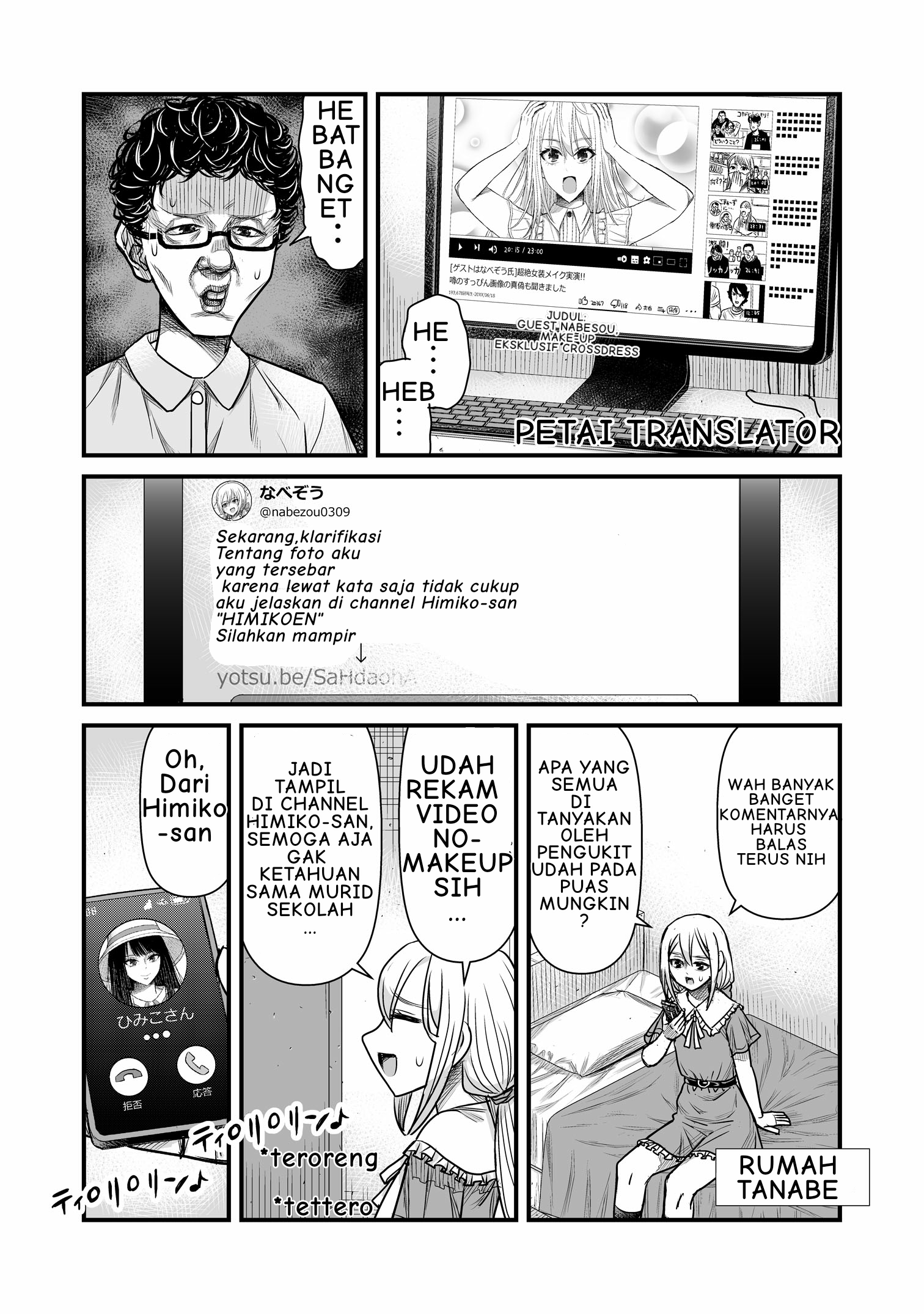 The result of unattractive men having interest in Crossdressing Chapter 8 - halaman 4