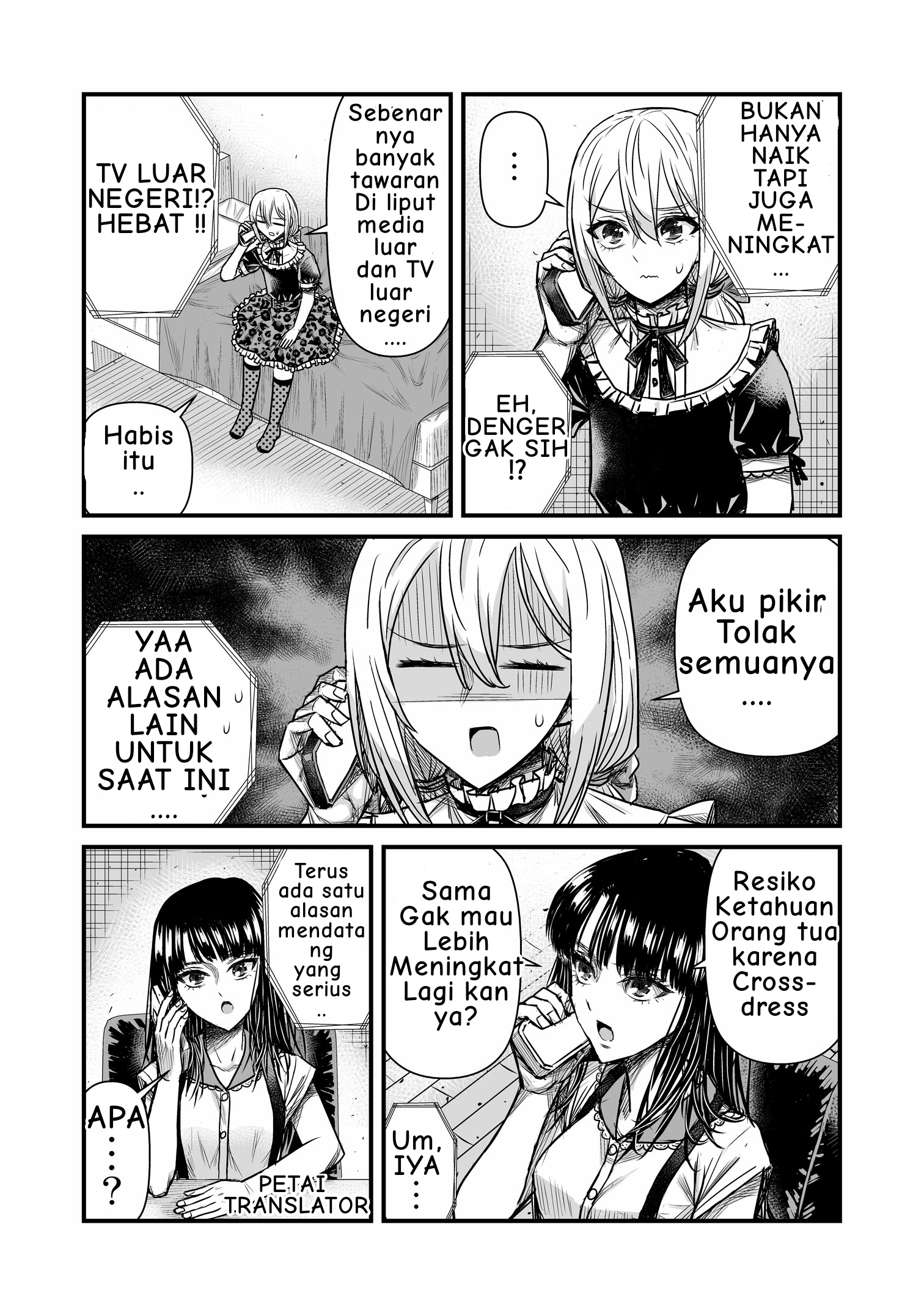 The result of unattractive men having interest in Crossdressing Chapter 8 - halaman 8
