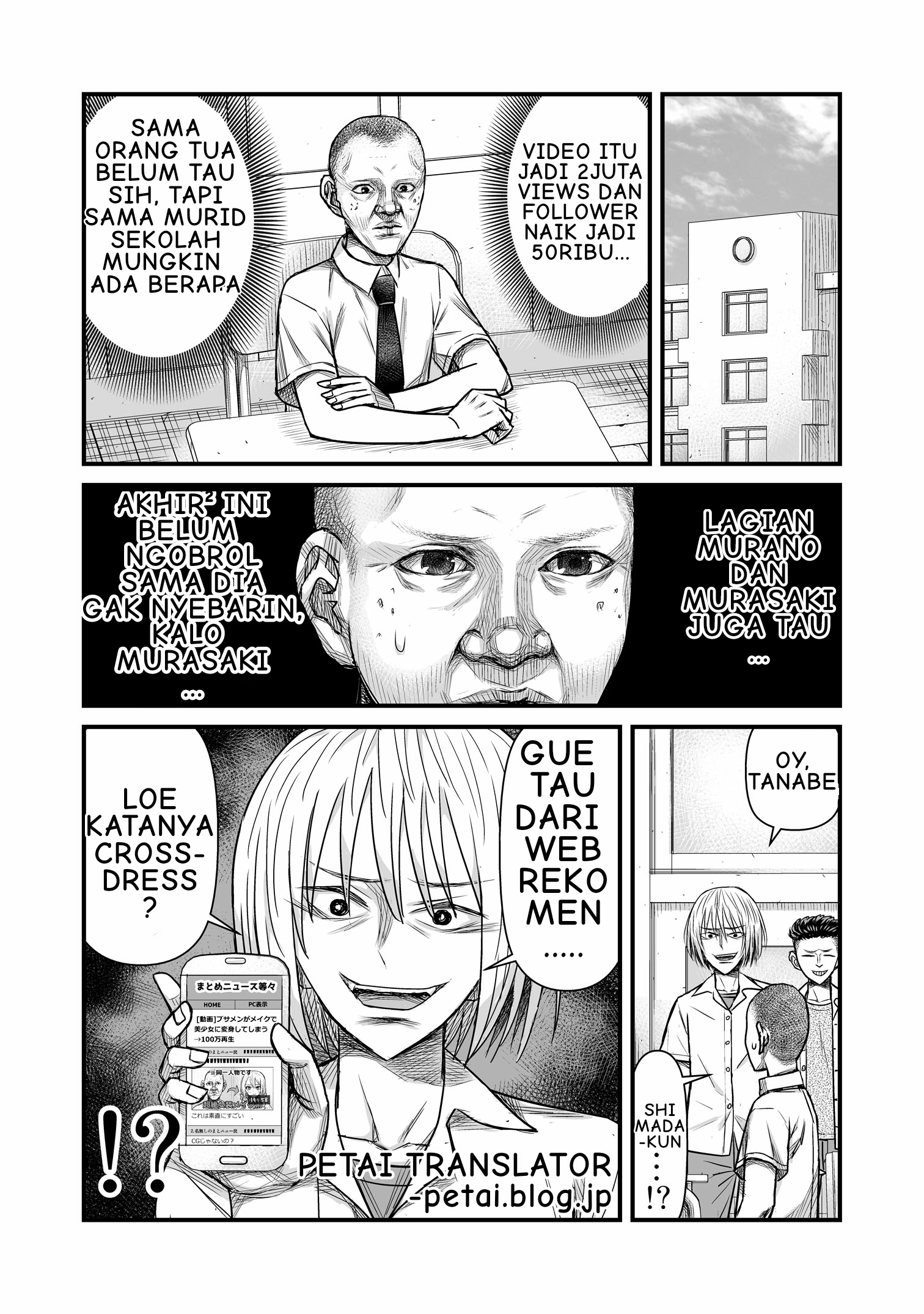 The result of unattractive men having interest in Crossdressing Chapter 9 - halaman 2