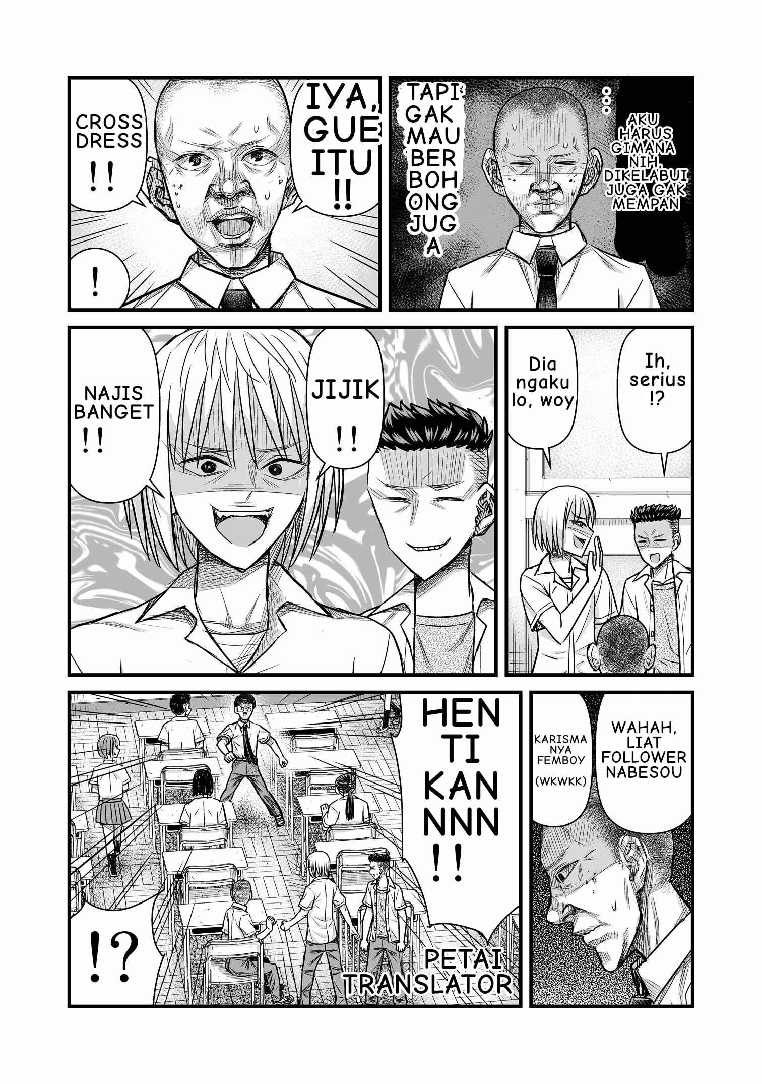 The result of unattractive men having interest in Crossdressing Chapter 9 - halaman 3