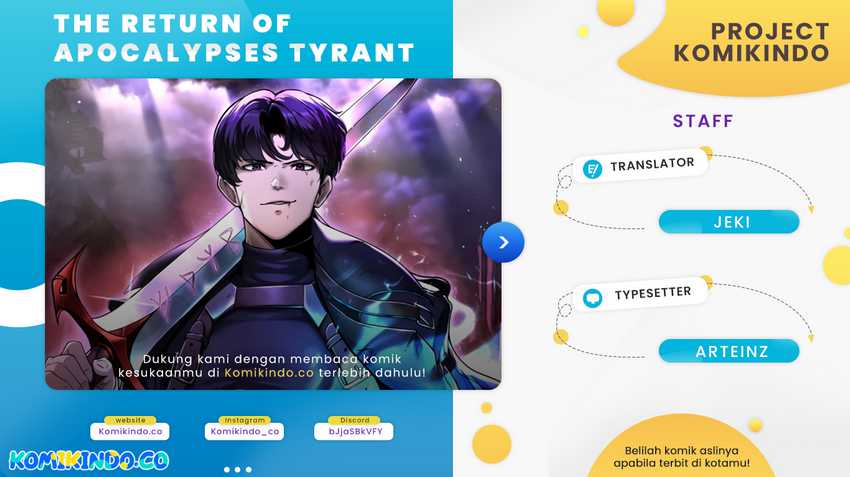 The Return Of Apocalypses Tyrant Chapter 27 - halaman 1