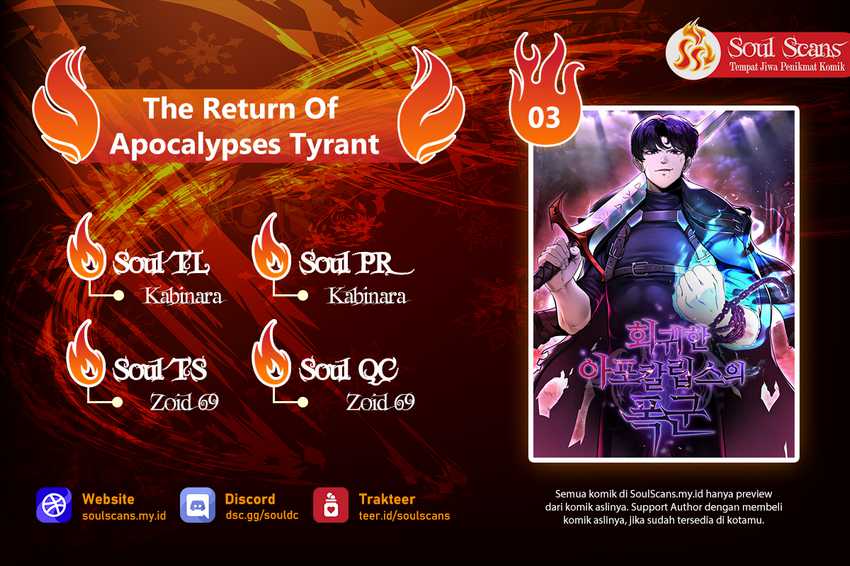 The Return Of Apocalypses Tyrant Chapter 3 - halaman 1