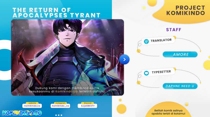 The Return Of Apocalypses Tyrant Chapter 31 - halaman 1
