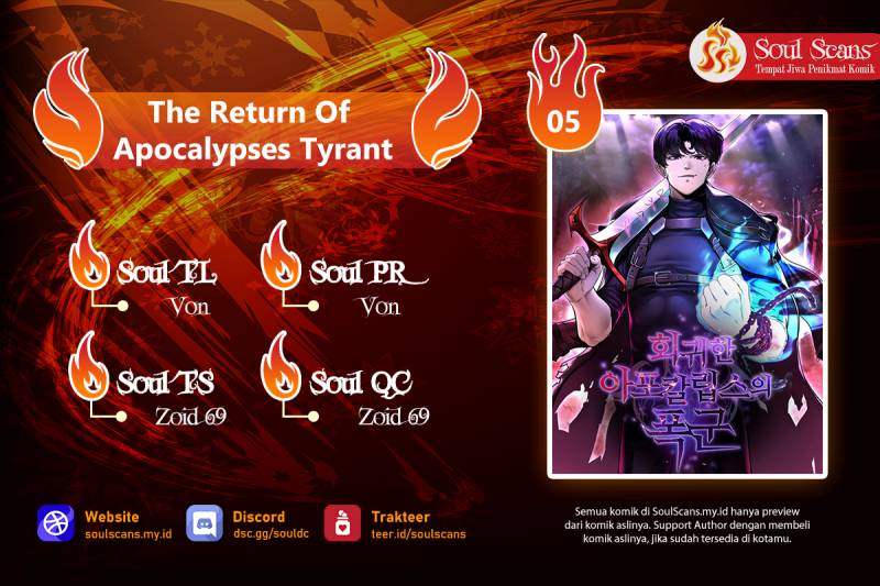 The Return Of Apocalypses Tyrant Chapter 5 - halaman 1