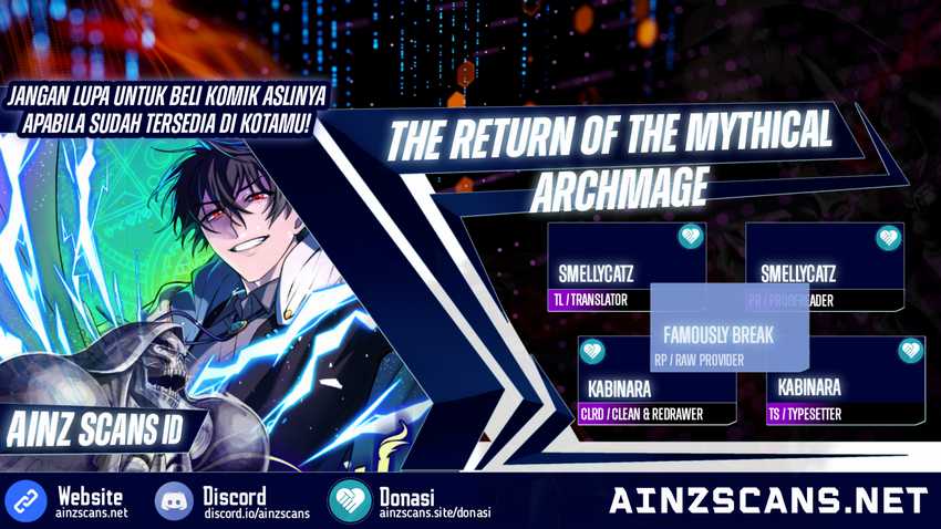 The Return of the Mythical Archmage Chapter 4 - halaman 1