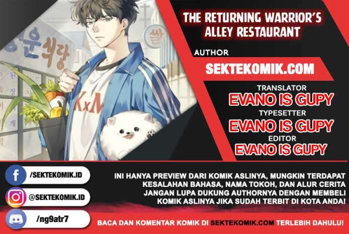 The Returning Warrior’s Alley Restaurant Chapter 1 - halaman 1